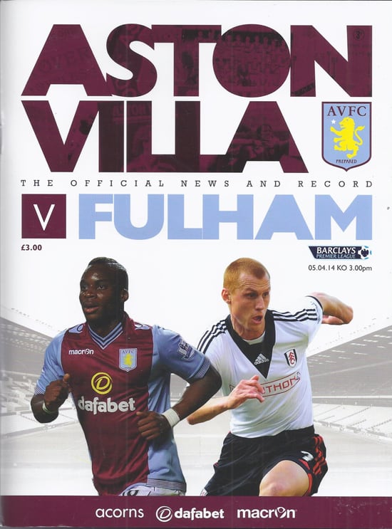 Aston Villa FC v Fulham FC